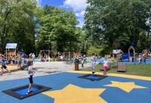 Plac zabaw w Parku Kopczyńskiego